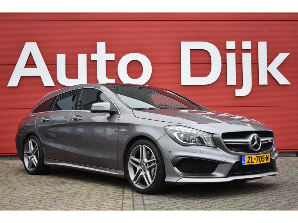 Mercedes-Benz CLA-Klasse Shooting Brake AMG 45 4MATIC Bi-Xen, Auto's, Mercedes-Benz, Automaat, CLA, Gebruikt, 4 cilinders