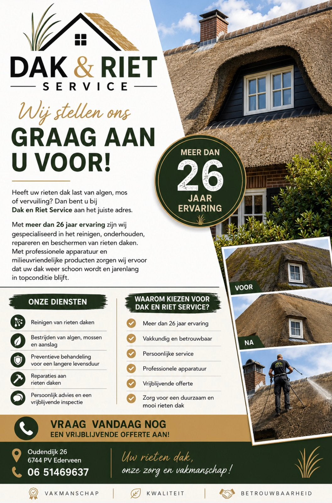 Rietdekkers, Riet