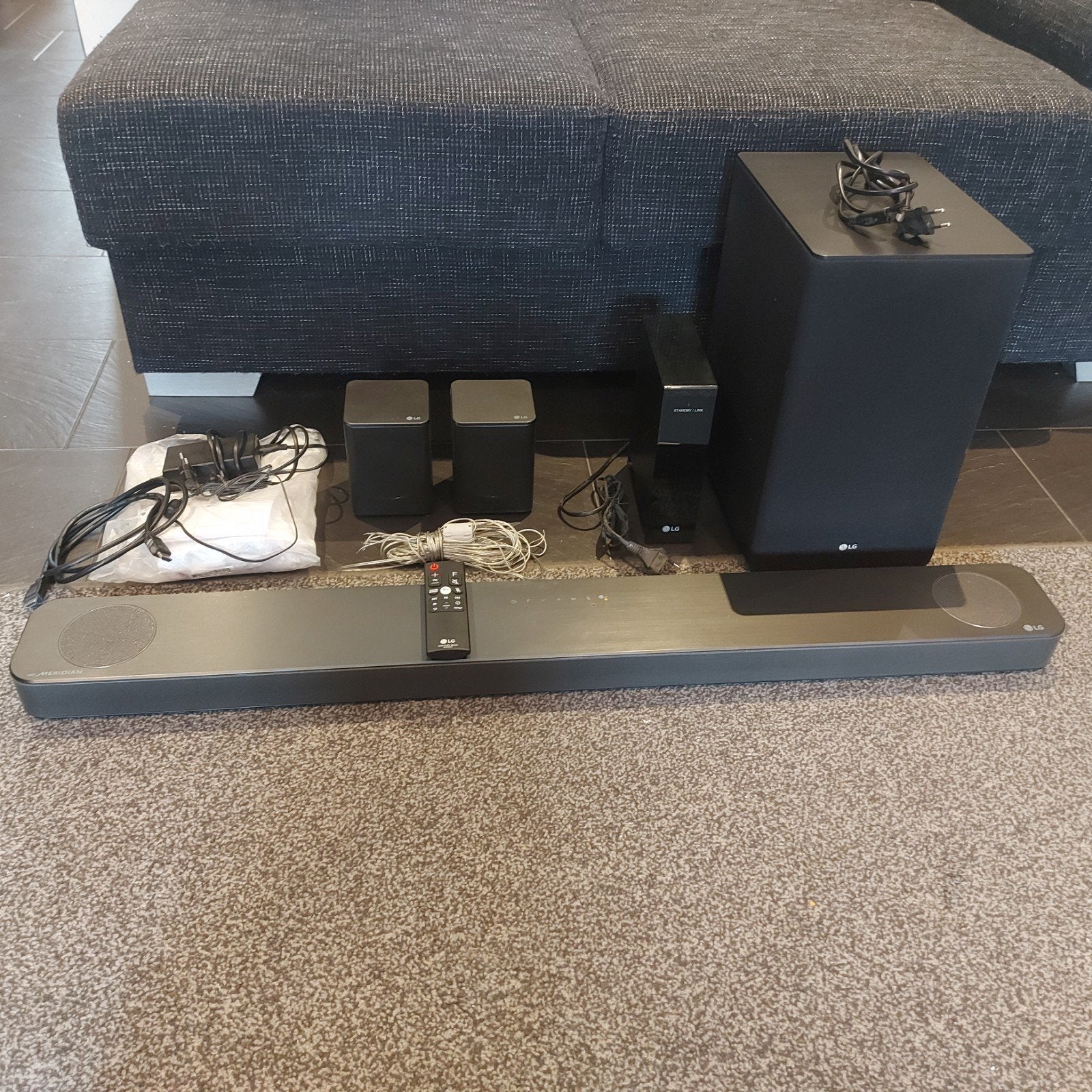 Complete LG Soundbarset: SL8YG + SPK8, Ophalen, Bluetooth, Gebruikt
