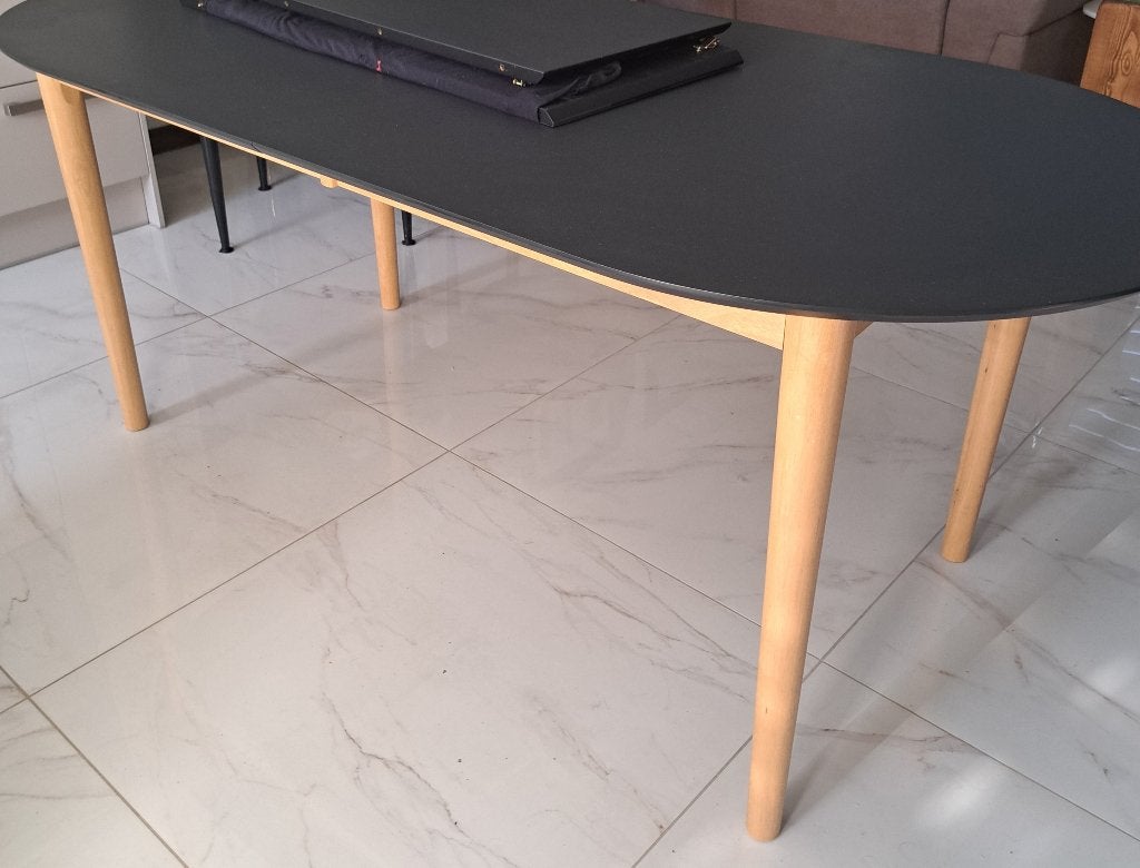 Tafel ovaal, Huis en Inrichting, Tafels | Eettafels, Ophalen, Overige materialen, 50 tot 100 cm, Zo goed als nieuw
