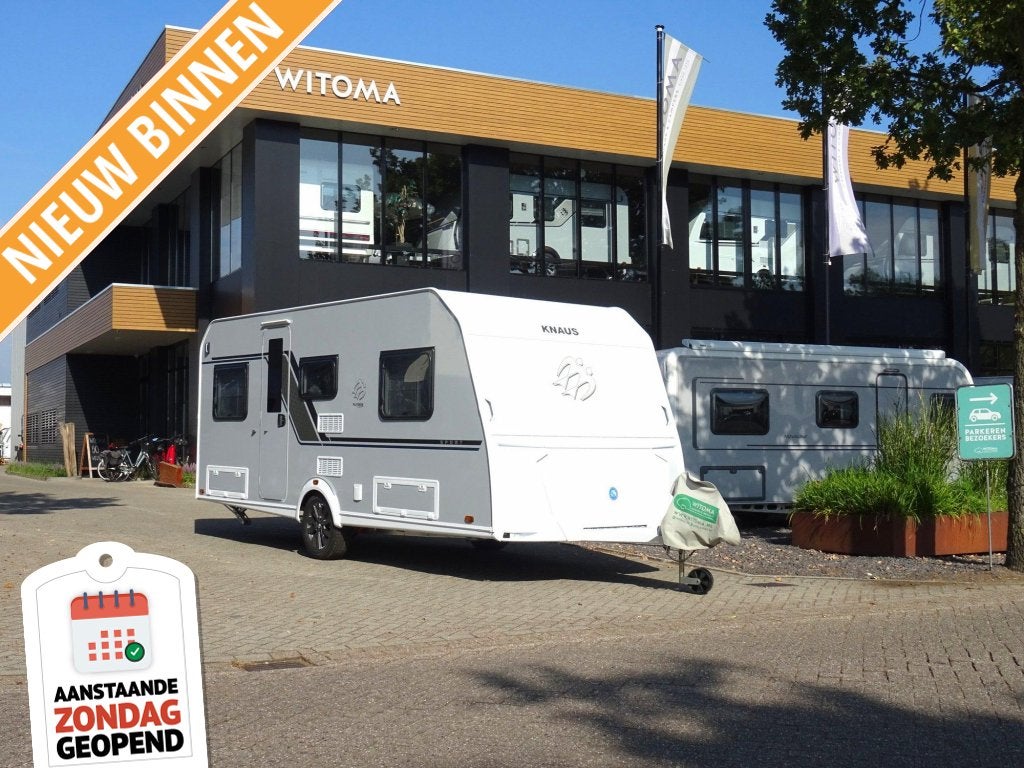 Knaus Sport Platinum 500 EU platium selection 2027, Caravans en Kamperen, Serviceluik, Rondzit, Bedrijf, 5 tot 6 meter