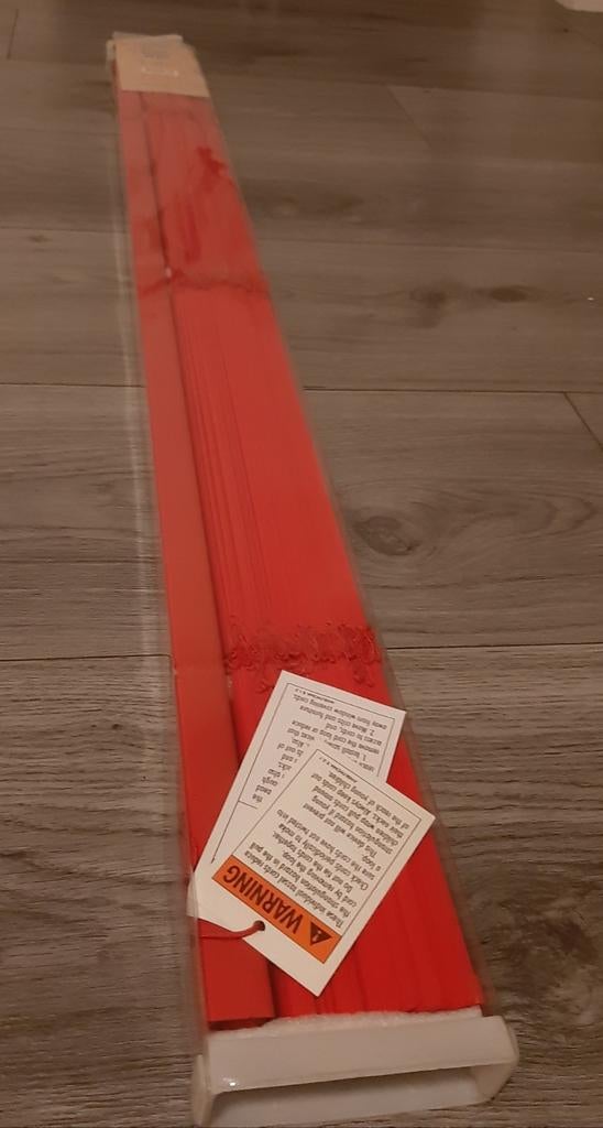 NIEUW (LANGE) jaloezie 175 x 105 x 2,5 cm, Huis en Inrichting, Ophalen of Verzenden, Nieuw, Rood