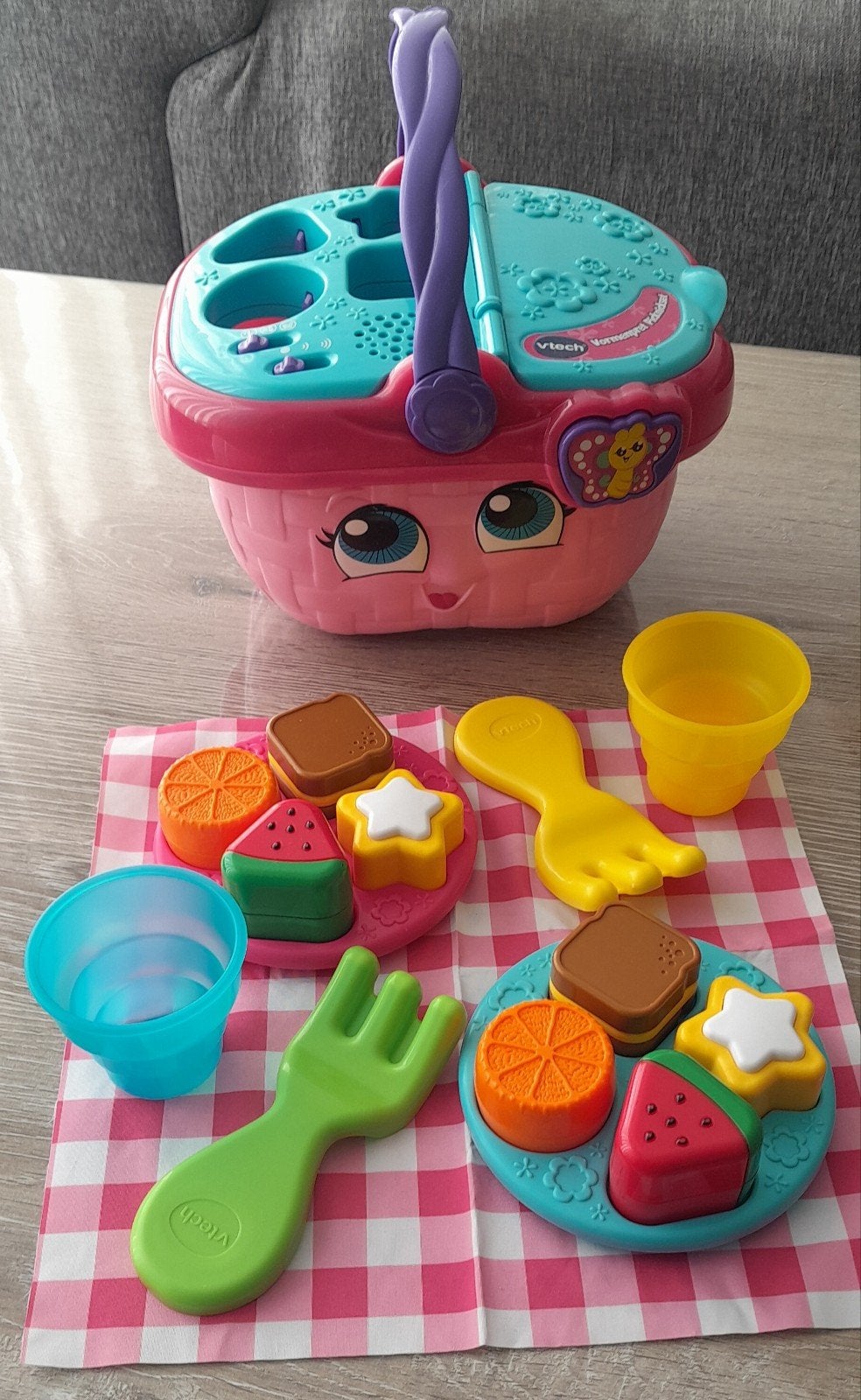 VTech Picknickmand, Kinderen en Baby's, Ophalen, Zo goed als nieuw, Overige typen, Met licht