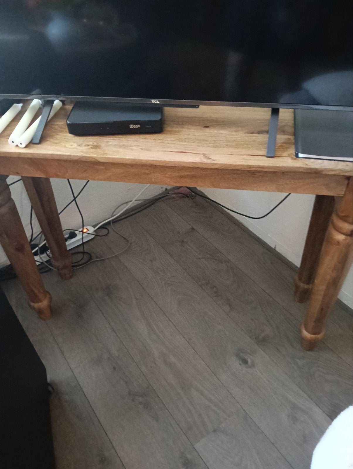 Houten sidetable / console tafel, Ophalen, Zo goed als nieuw, Landelijk, Klassiek, 75 cm of meer