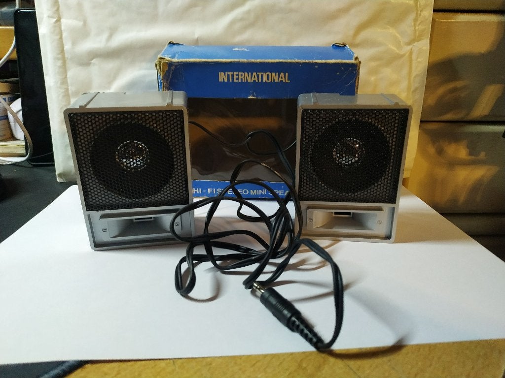 HI-FI STEREO MINI SPEAKERS voor Walkman, Audio, Tv en Foto, Walkmans, Discmans en Minidiscspelers, Ophalen of Verzenden, Walkman
