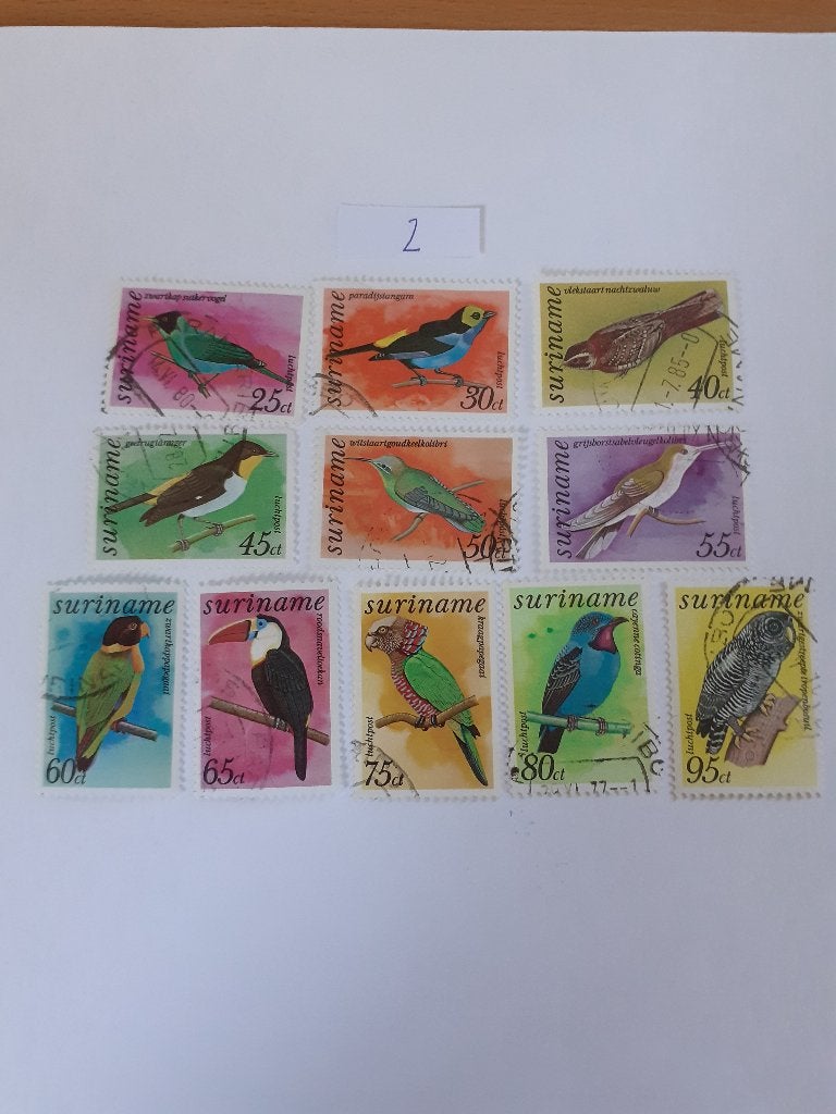 Suriname, Postzegels en Munten, Postzegels | Suriname, Verzenden, Gestempeld