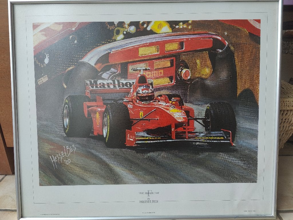 Hessel Bes – The Red Dream (M Schumacher / Ferrari F1)., Verzamelen, Ophalen of Verzenden, Zo goed als nieuw, Formule 1