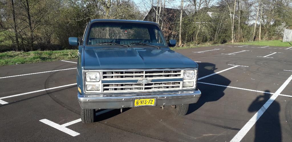 Chevrolet C20 5.7 V8 Oldtimer Pick-up 1985 Pickup Farmtruck, Auto's, Oldtimers, Automaat, Achterwielaandrijving, Overige carrosserieën