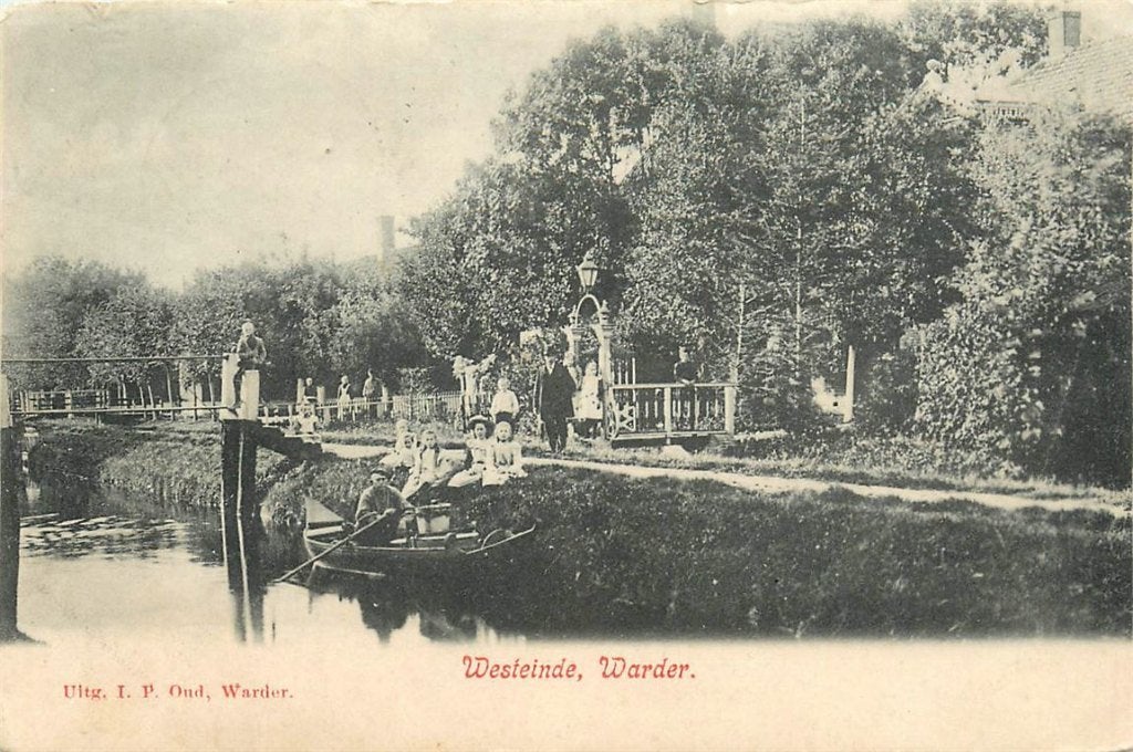 378-342-013 Warder Westeinde, Verzenden, Voor 1920, Noord-Holland