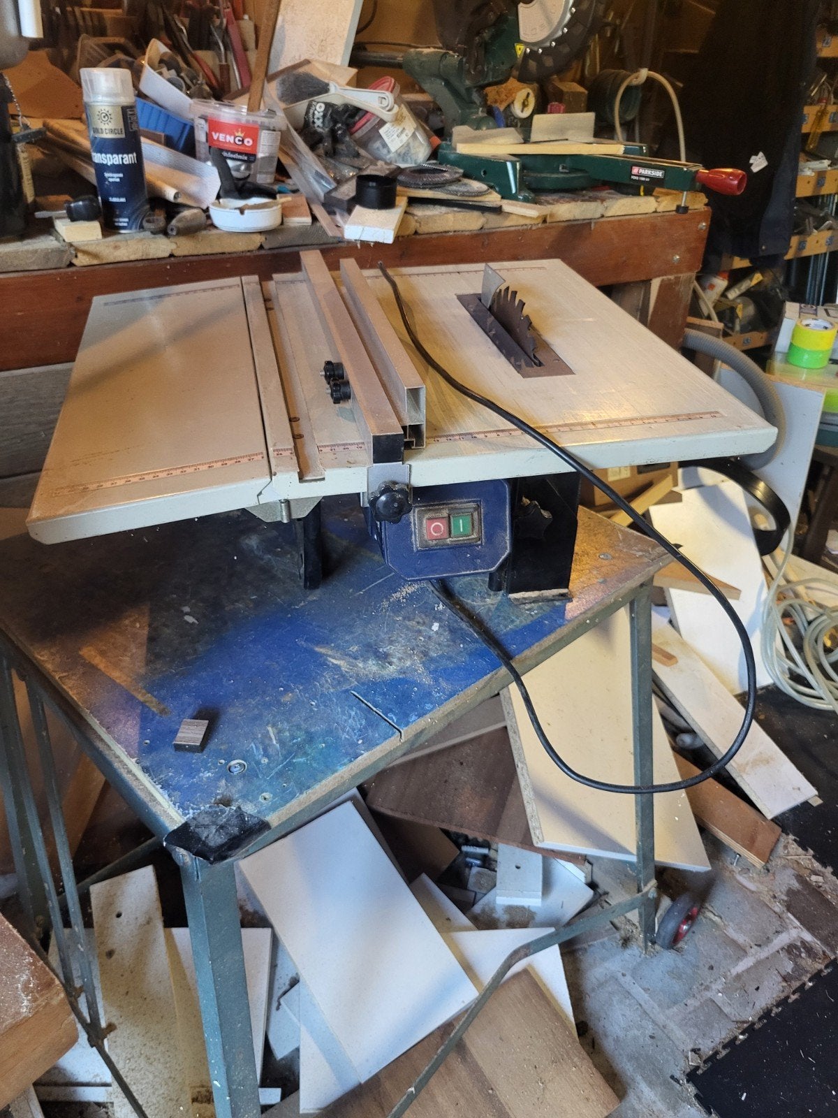zaagtafel, Ophalen, 1200 watt of meer, Cirkelzaag, 30 tot 70 mm