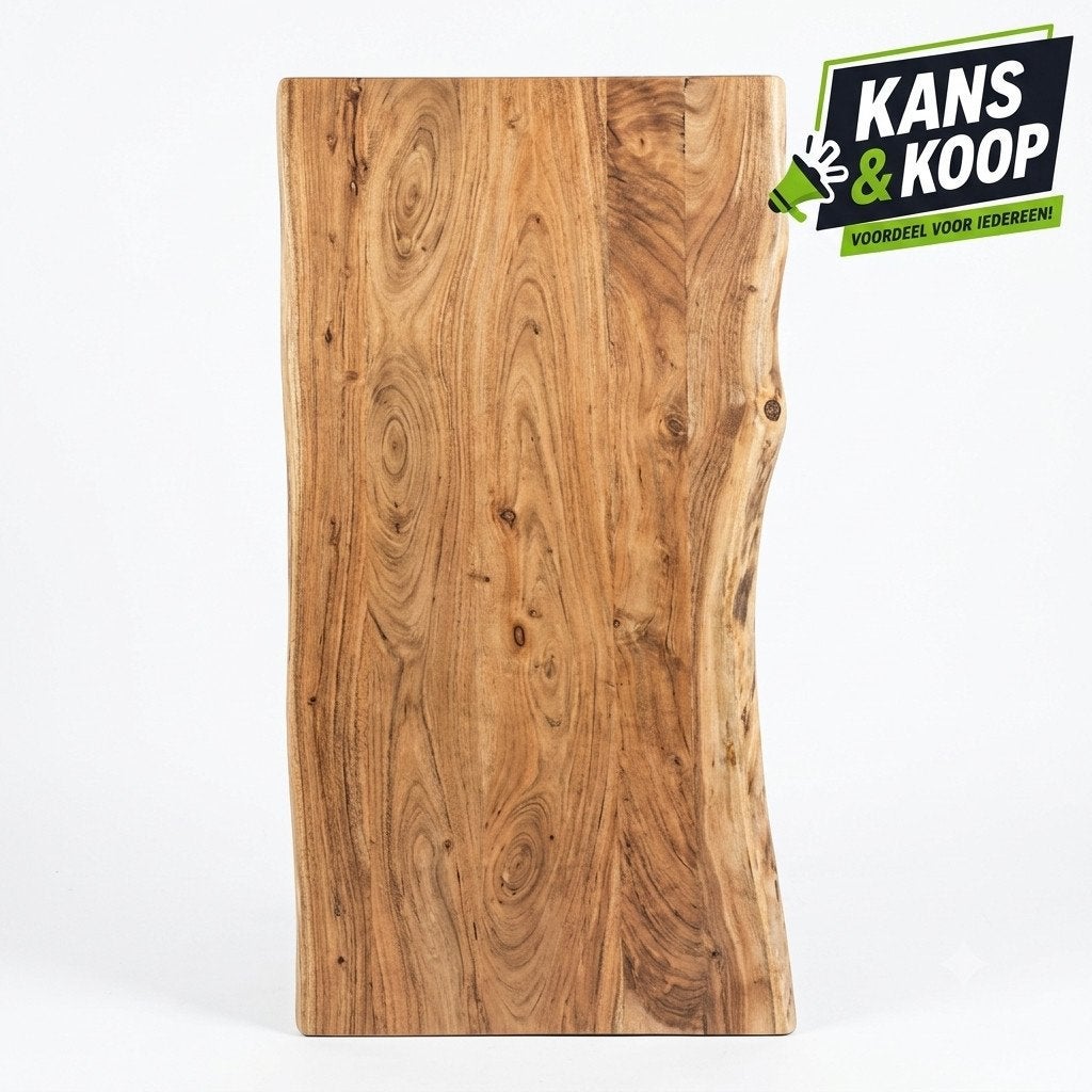 Massief Houten Boomstam Wastafelblad (120 x 60 cm) – Uniek &, Ophalen of Verzenden, Nieuw