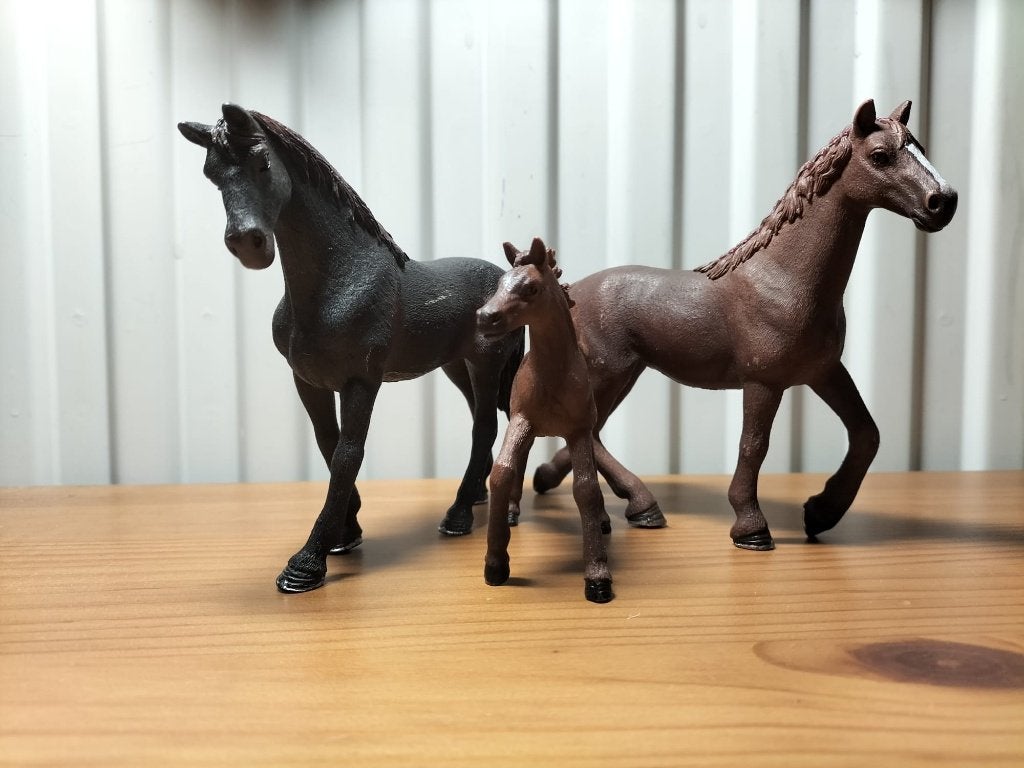 Schleich Engels volbloed familie, Ophalen of Verzenden, Zo goed als nieuw