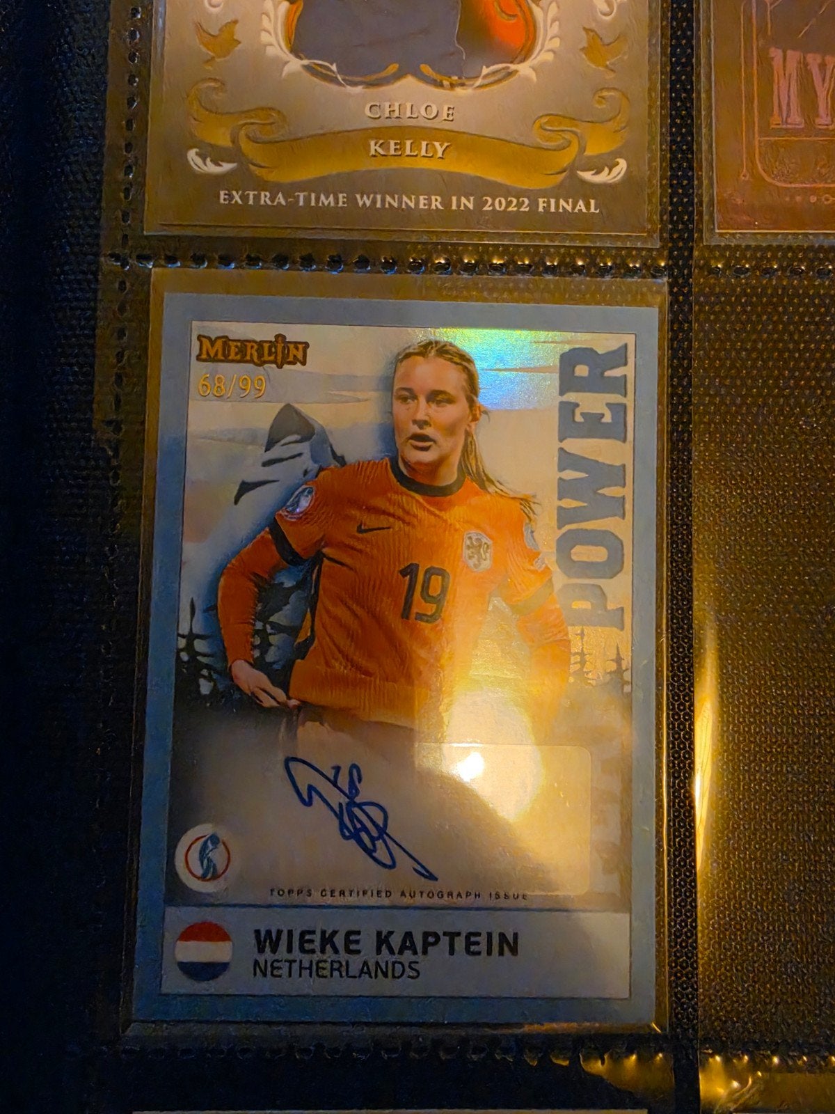 Voetbal kaarten, Verzamelen, Ophalen of Verzenden, Zo goed als nieuw, Overige sporten, Spelerskaart