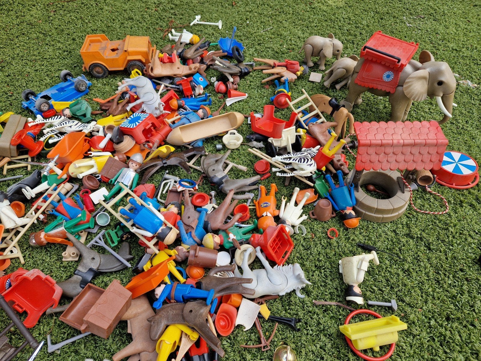 Vintage Playmobil verzameling, Ophalen, Gebruikt, Losse onderdelen, Figuren