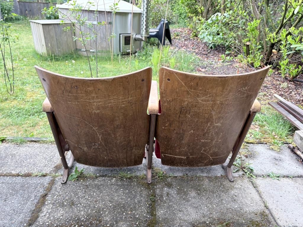 Oude bioscoopstoelen uit Amsterdam, Ophalen of Verzenden