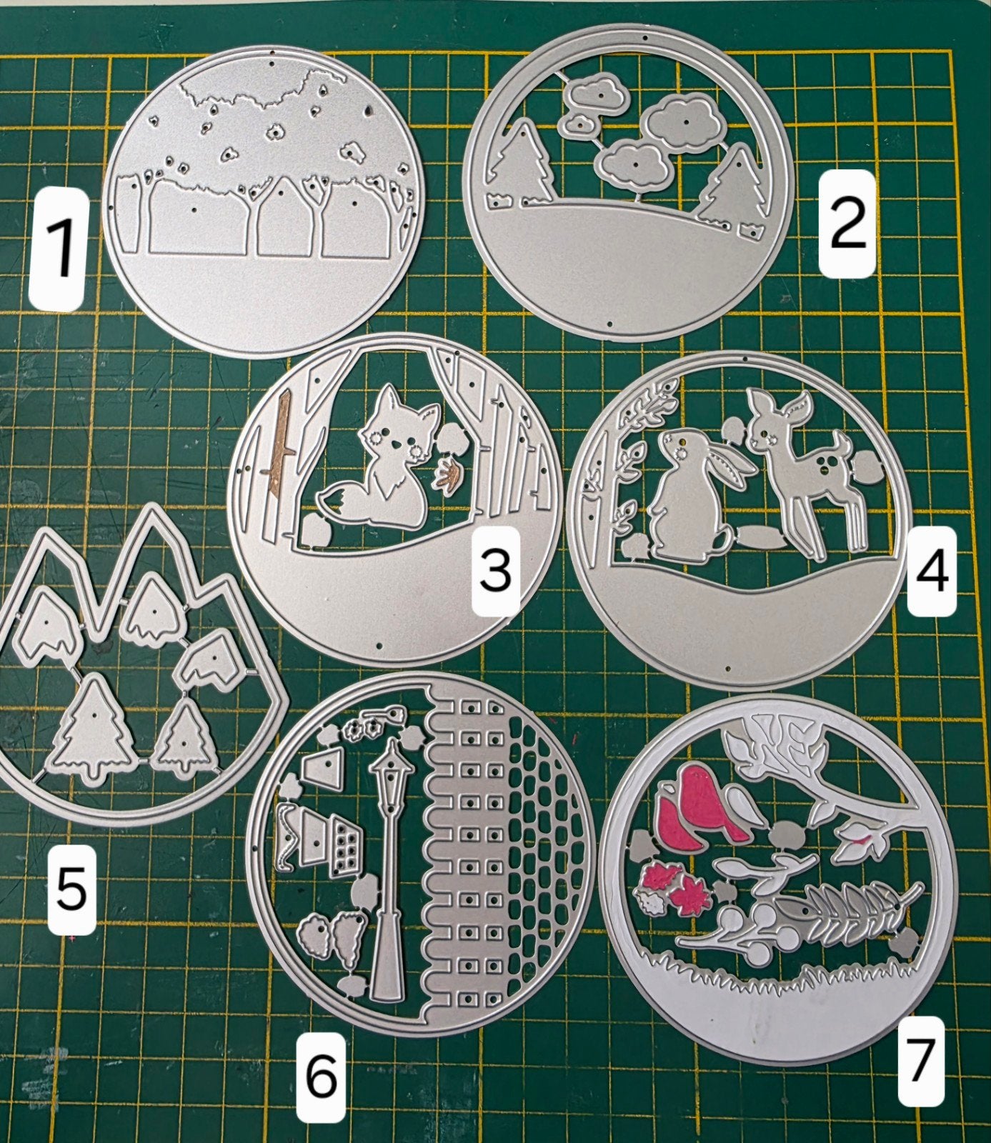 7 mooie snijmallen voor 5 euro totaal, Hobby en Vrije tijd, Kaarten | Zelf maken, Ophalen of Verzenden, Overige thema's, Pons of Mal