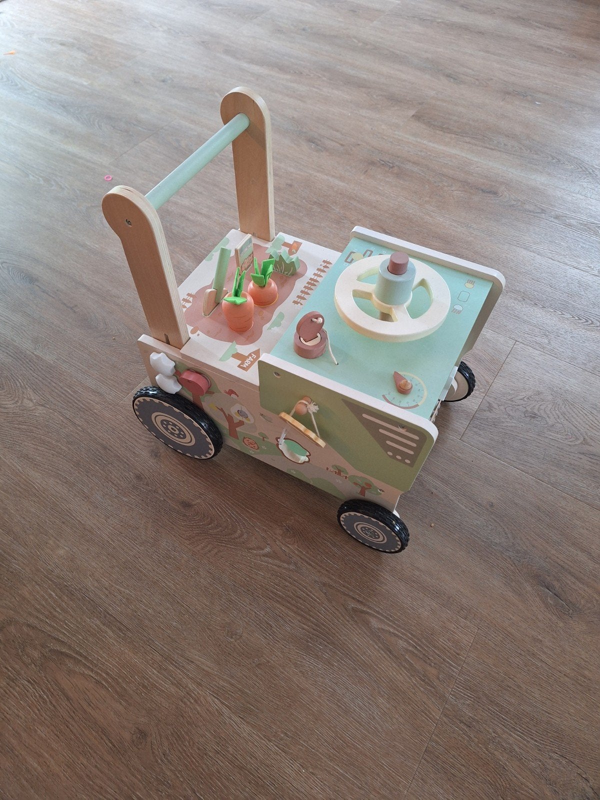Loopkar tractor, Ophalen
