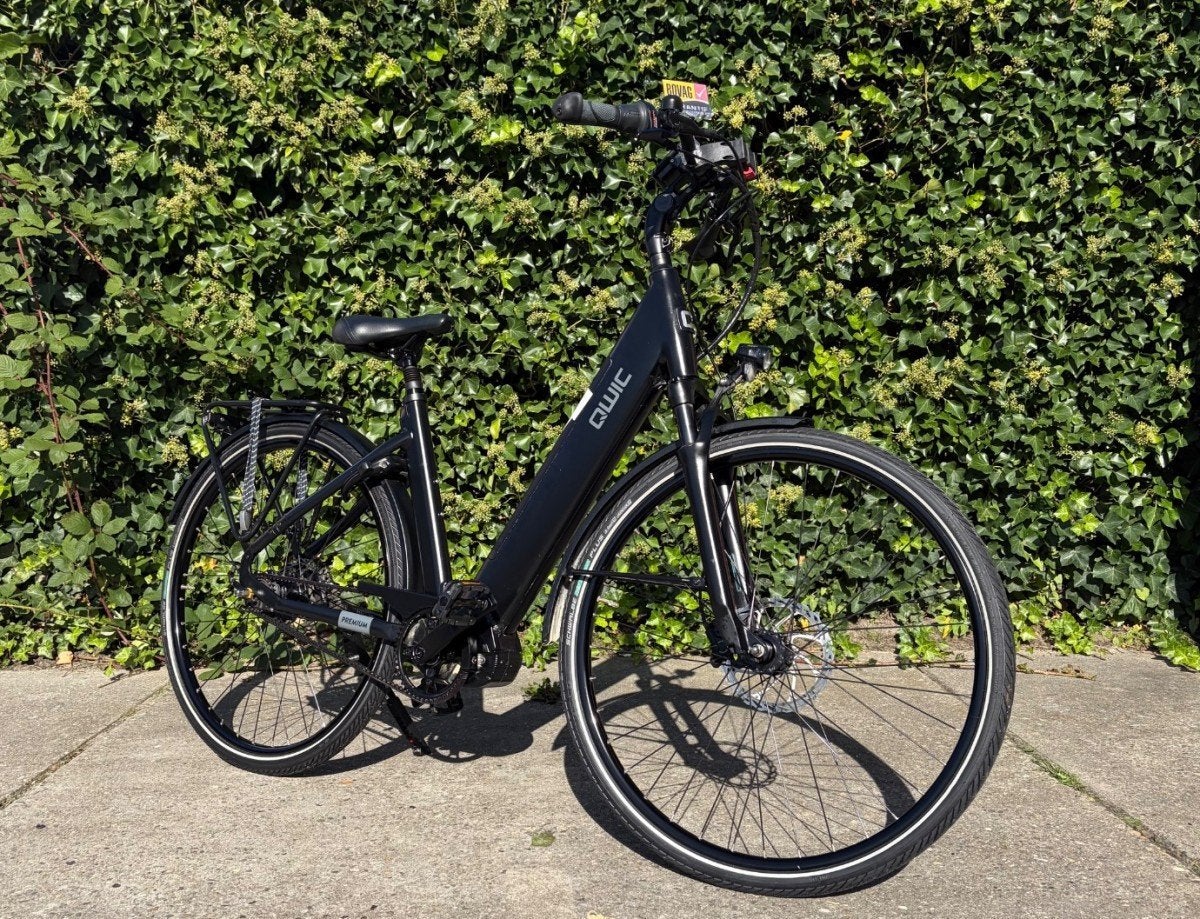 Qwic Premium i-frame Dames Mat zwart 49cm, Fietsen en Brommers, Ophalen, Qwic, Gebruikt, -