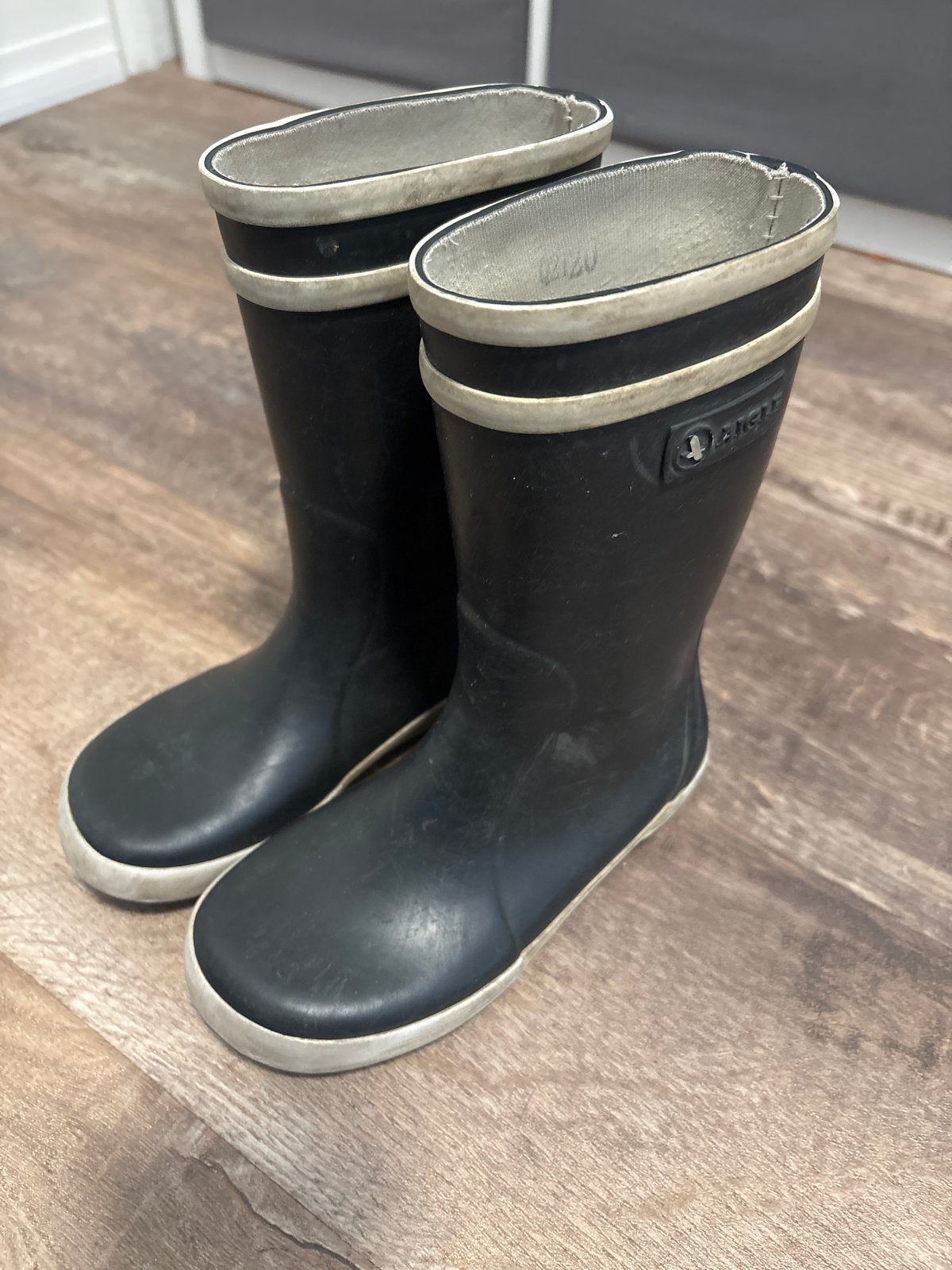 Aigle regenlaarzen maat 27, Ophalen of Verzenden, Gebruikt, Jongen of Meisje, Laarzen