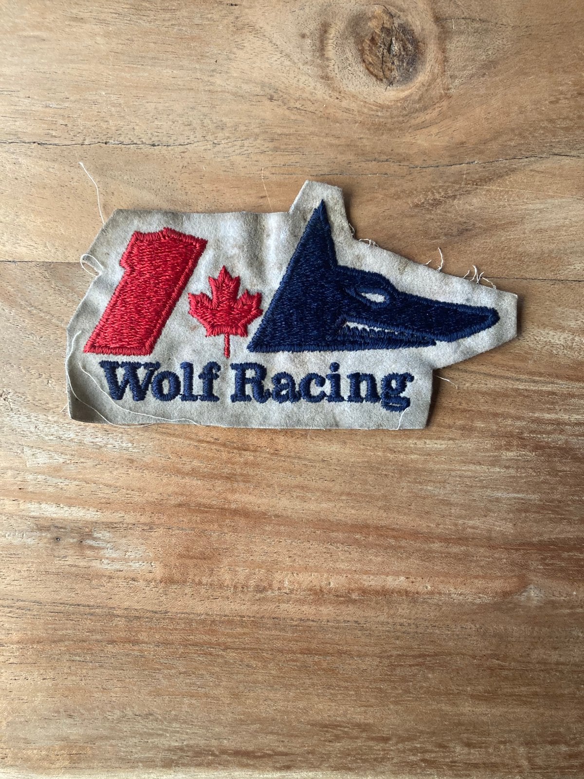 Wolf-Racing Canada patch, Ophalen of Verzenden, Gebruikt, Formule 1