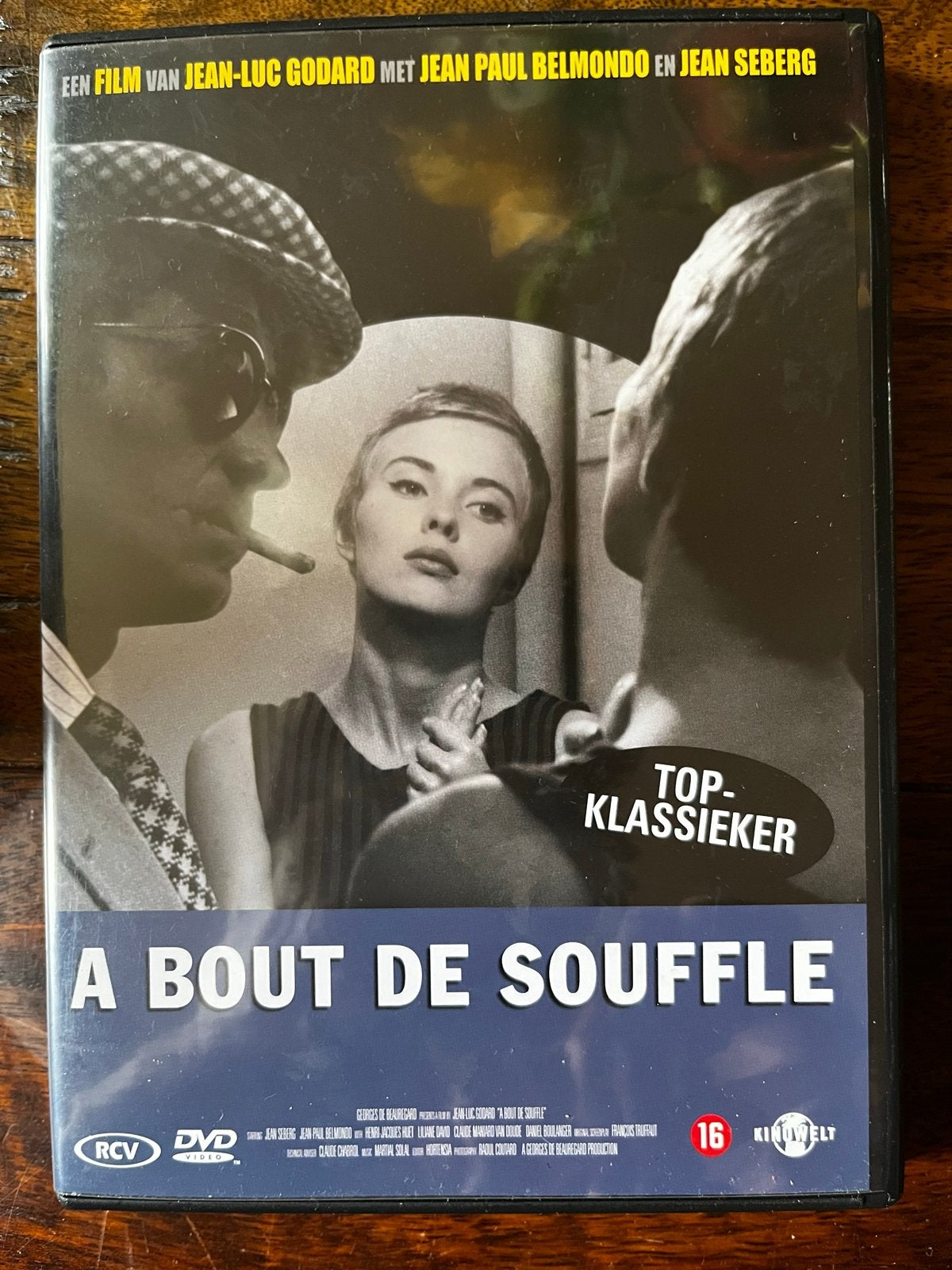 A Bout de Souffle - Jean-Luc Godard Klassieker DVD, 1960 tot 1980, Gebruikt, Vanaf 16 jaar, Nederlands