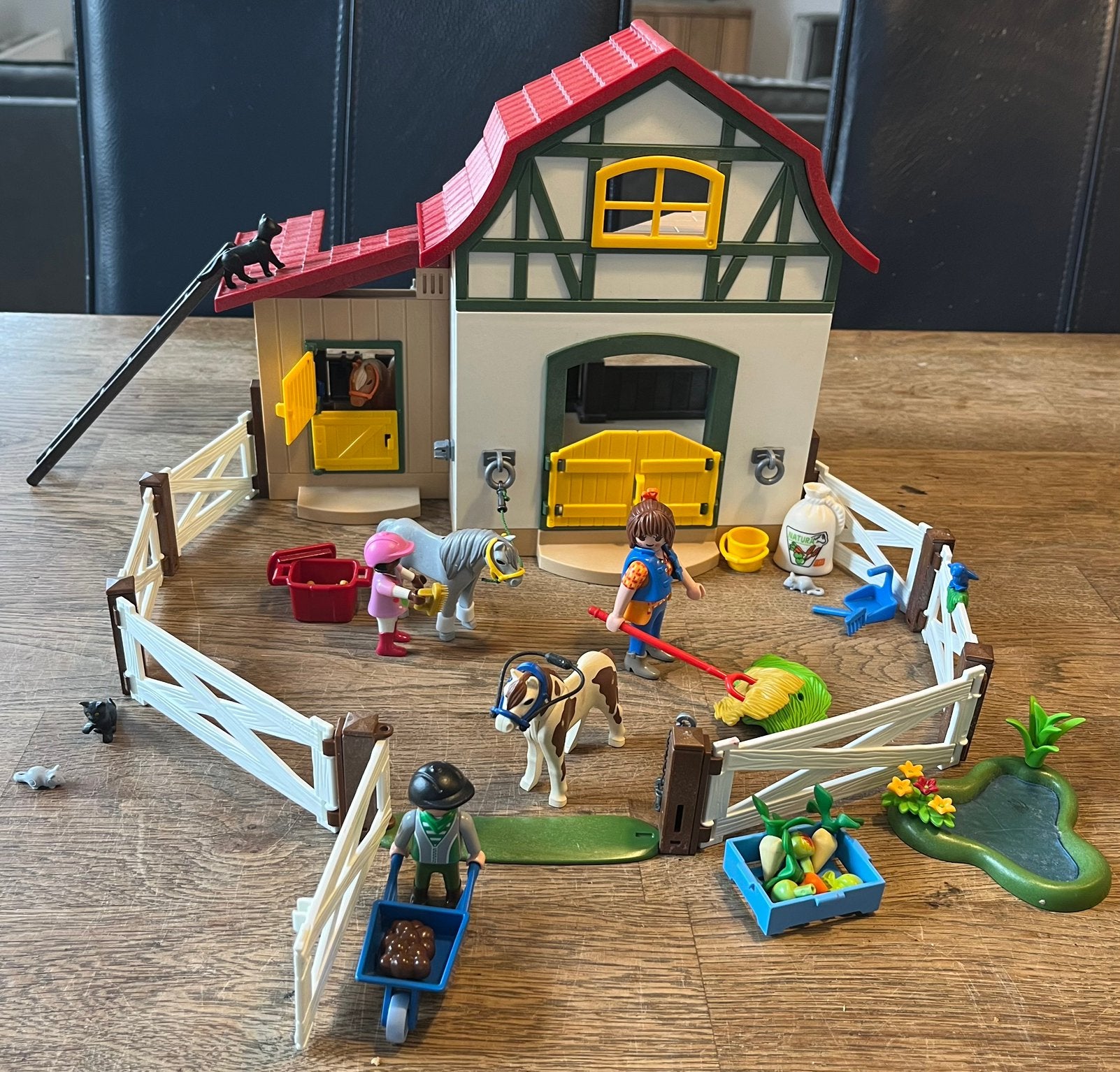 Playmobil 6927, Ponypark., Gebruikt, Gebouw, Complete set, Ophalen of Verzenden