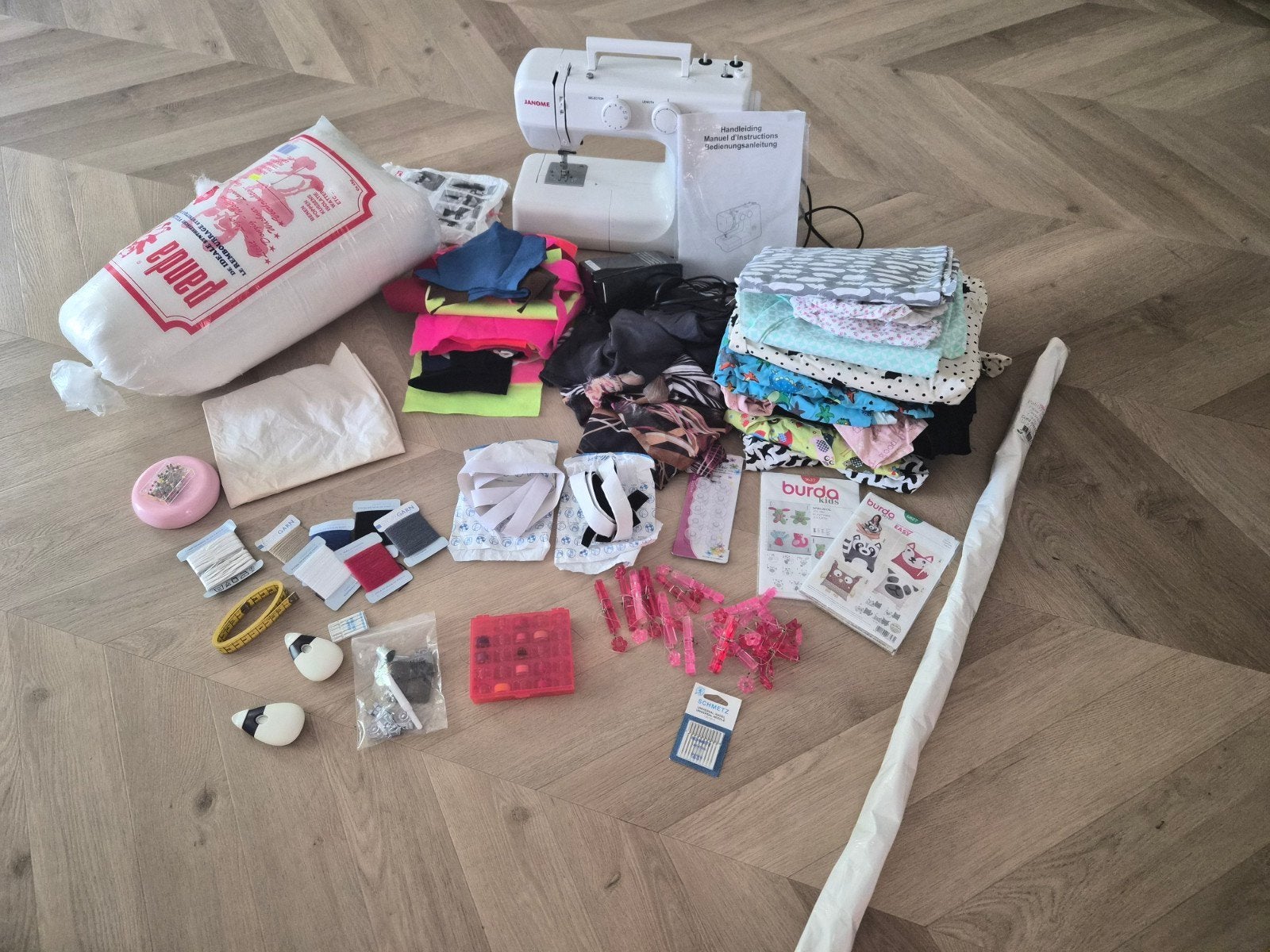 Janome JR1012 Naaimachine - Zo goed als nieuw met extra's, Ophalen of Verzenden, Zo goed als nieuw, Naaimachine, Janome