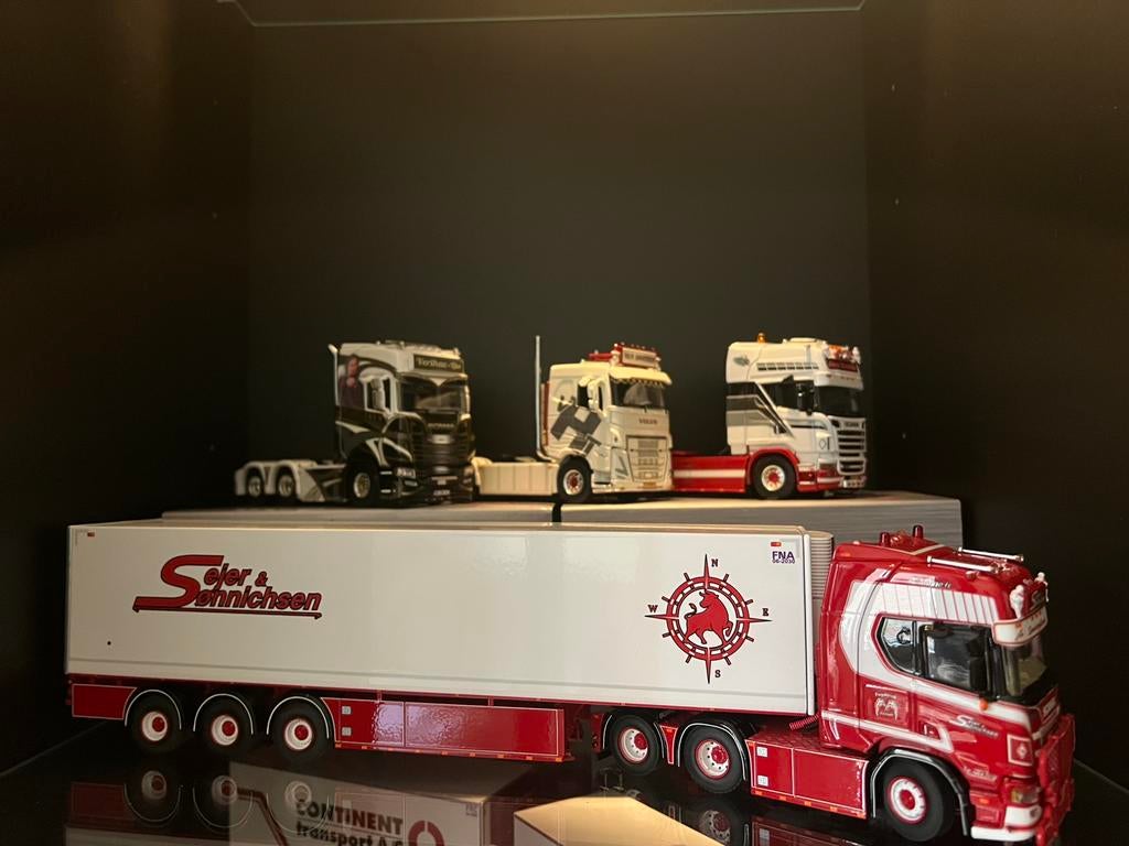 Complete verzameling tekno/wsi, Hobby en Vrije tijd, Modelauto's | 1:50, Ophalen, Nieuw, Bus of Vrachtwagen, Tekno