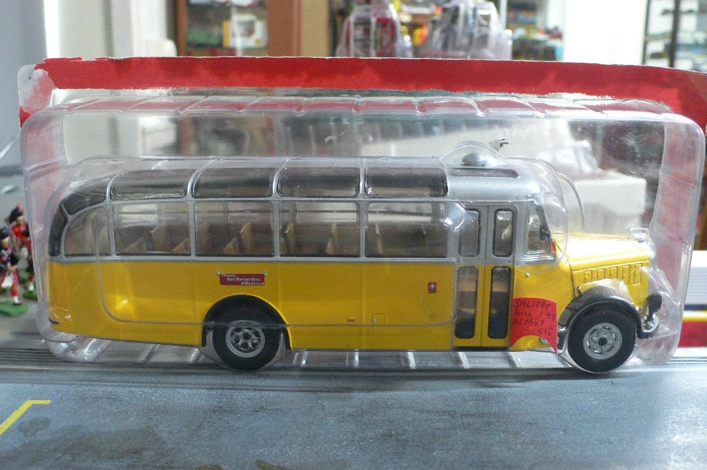 saurer zwitsere postbus - altaya - 1/43, Verzenden, Nieuw, Bus of Vrachtwagen, Overige merken