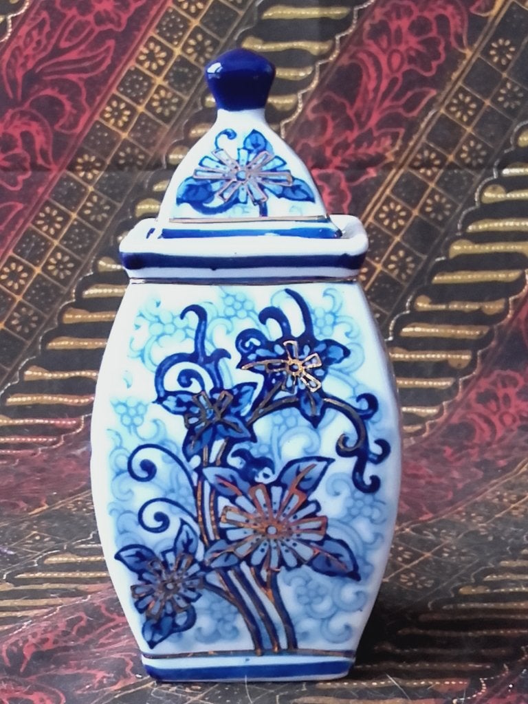 Mooie oude vintage kruidenpot uit Engeland 15,5 cm., Antiek en Kunst, Ophalen of Verzenden