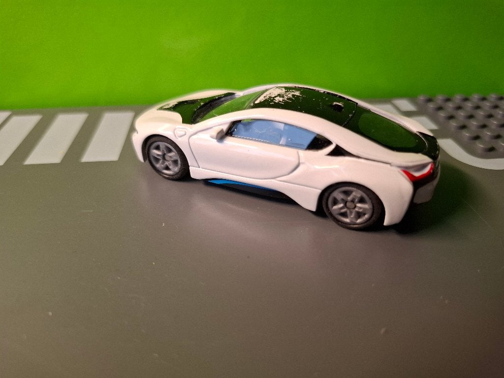 Siku 1458 - BMW i8 [wit] 1/55 #1, Ophalen of Verzenden, Gebruikt, Auto