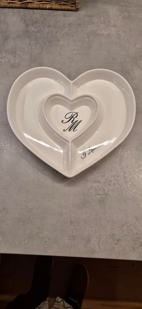 Love Heart Plate van Rivièra Maison, Keramiek, Overige typen, Nieuw, Ophalen of Verzenden