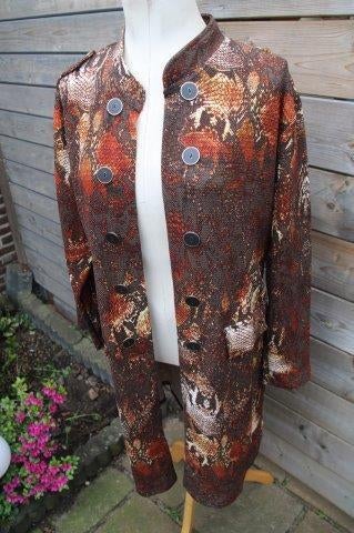 Vest bruin/ rood Magna mt 44/46 Vaste prijs, Bruin, Maat 42/44 (L), Ophalen of Verzenden, Magna