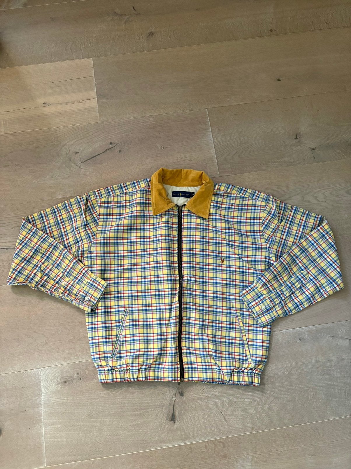 Ralph lauren jack, Kleding | Heren, Jassen | Zomer, Verzenden, Zo goed als nieuw, Maat 52/54 (L), Geel