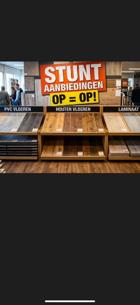 Diverse mooie restpartijen laminaat , pvc , parket vloeren, Doe-het-zelf en Verbouw, Vloerdelen en Plavuizen, Ophalen, Kunststof