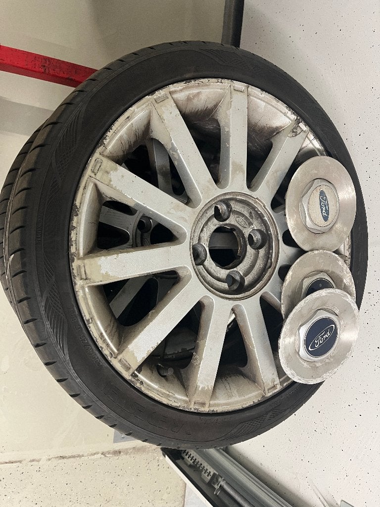 Originele Ford Fiesta ST wielen 2002-2008 met zgan banden, Gebruikt, Banden en Velgen, 17 inch, Personenwagen