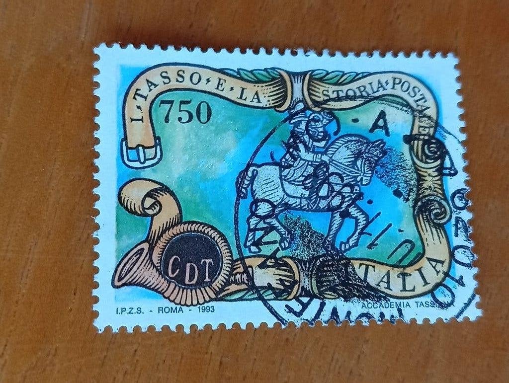 italie 1993, Postzegels en Munten, Ophalen of Verzenden, Gestempeld