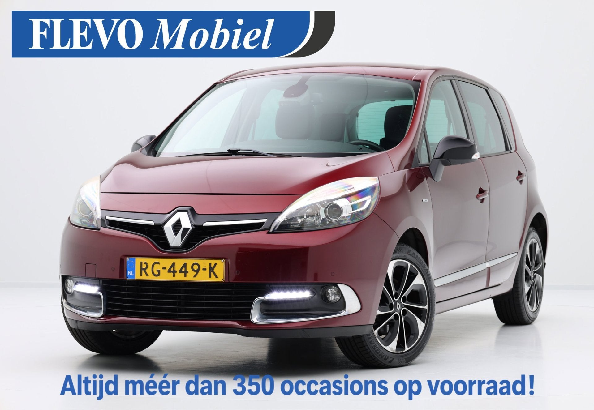 Renault Scénic 1.5 dCi Bose Navi|Clima|Cam|Half Leder, Auto's, Voorwielaandrijving, 745 kg, Gebruikt, Euro 6