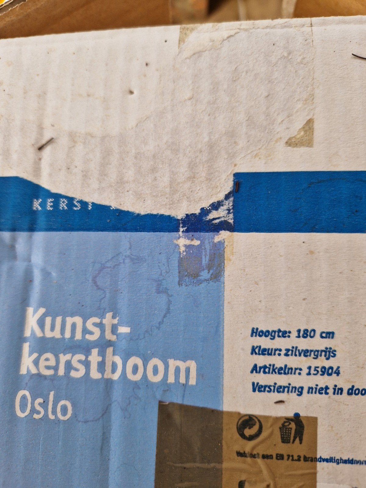 kunst kerstboom, Diversen, Ophalen, Gebruikt
