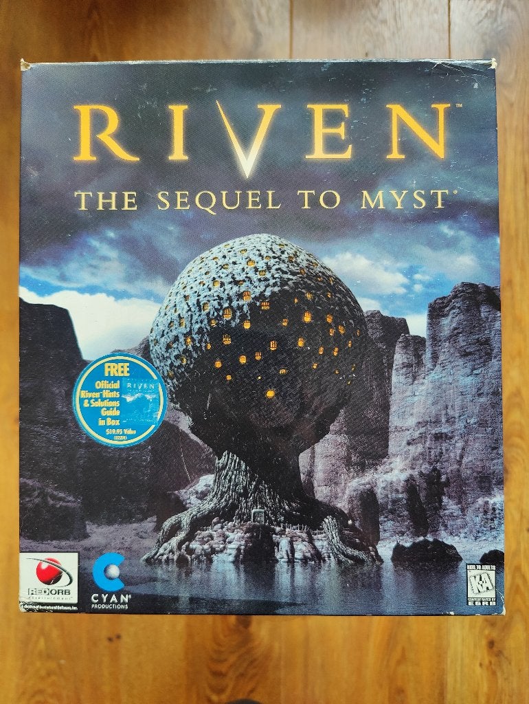 Riven – Sequel to Myst - 1997 - Old school games, Spelcomputers en Games, 1 speler, Ophalen of Verzenden, Zo goed als nieuw, Vanaf 3 jaar