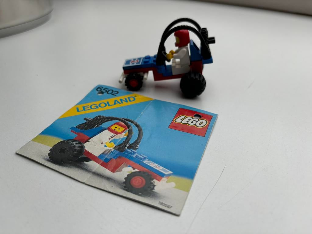 Lego 6502 - Turbo Racer, Lego, Ophalen of Verzenden, Inclusief minifiguren, Complete set
