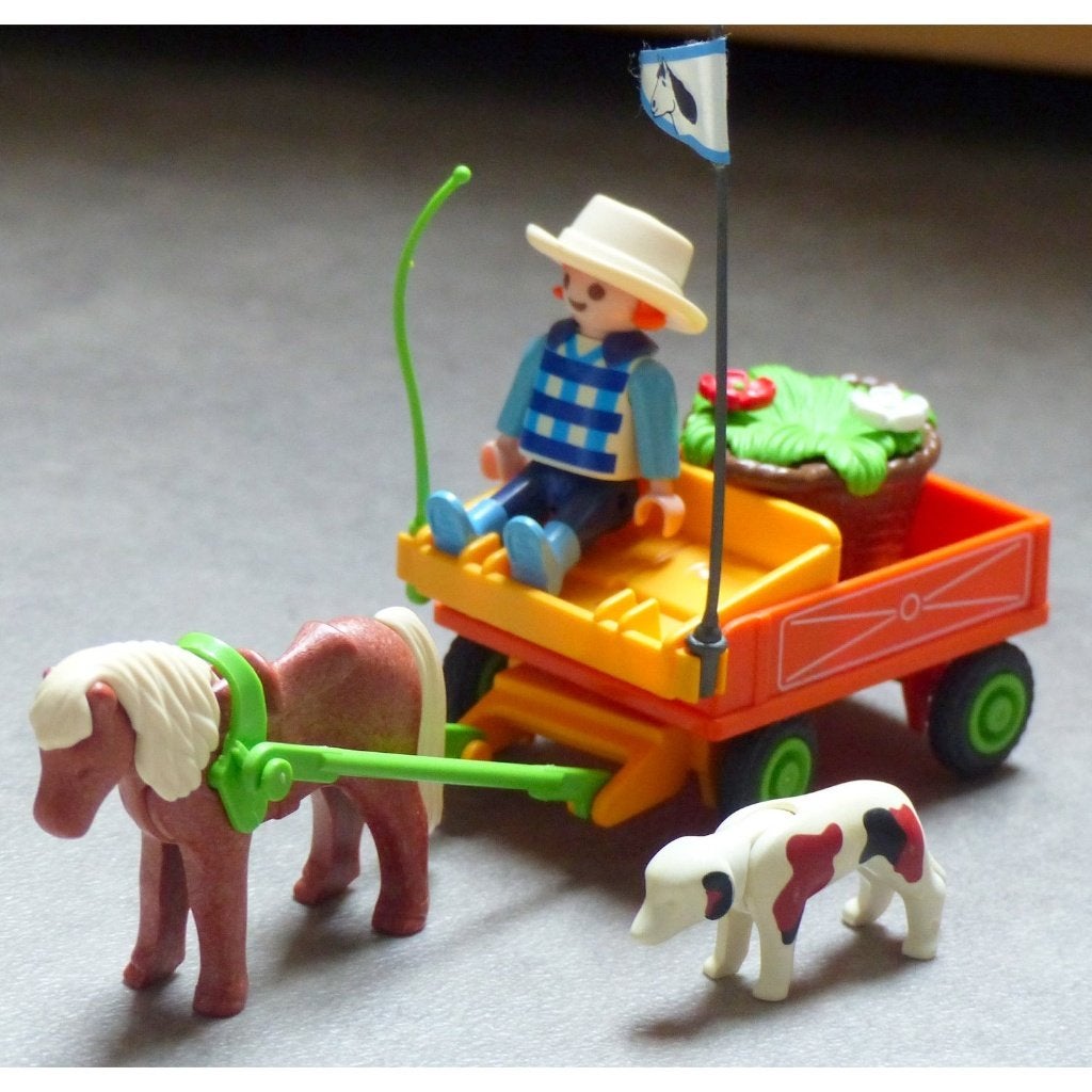 Playmobil set boerenkoets 3018, Complete set, Overige typen, Ophalen of Verzenden, Zo goed als nieuw