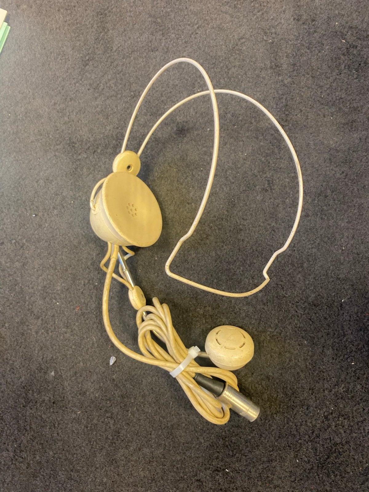 Vintage Headset voor Portofoon - Retro Communicatie, Ophalen of Verzenden, Gebruikt, Minder dan 2 km, Toebehoren