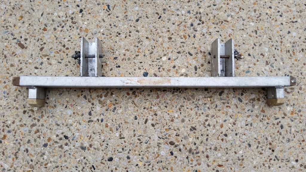 Ladder, aluminium, 2 delig, Doe-het-zelf en Verbouw, Ladders en Trappen, Ophalen, Gebruikt, Ladder, Opvouwbaar of Inschuifbaar