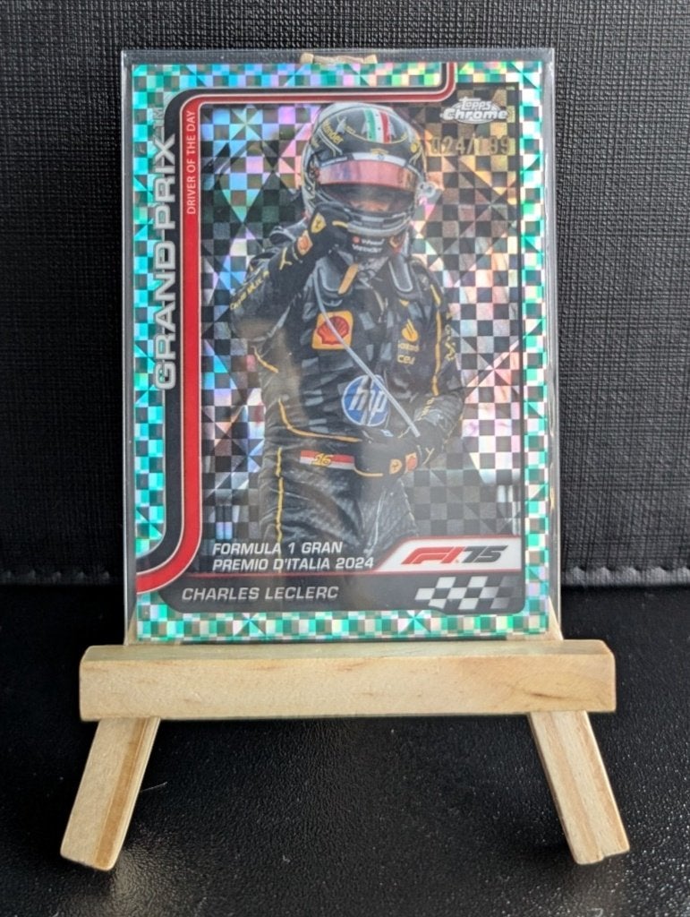 2025 topps Chrome f1 Charles Leclerc #137 /199, Ophalen of Verzenden, Nieuw, Plaatje