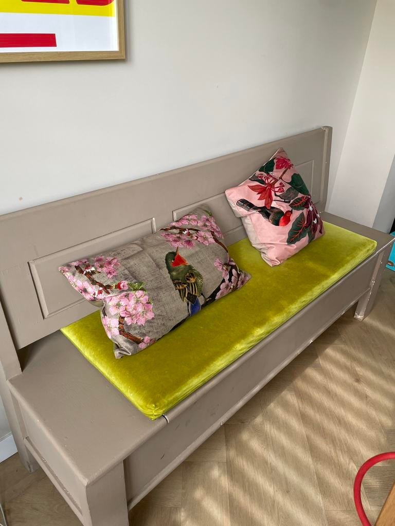 Houten klepbank  met opbergruimte, Ophalen, Gebruikt, Overige kleuren, Drie