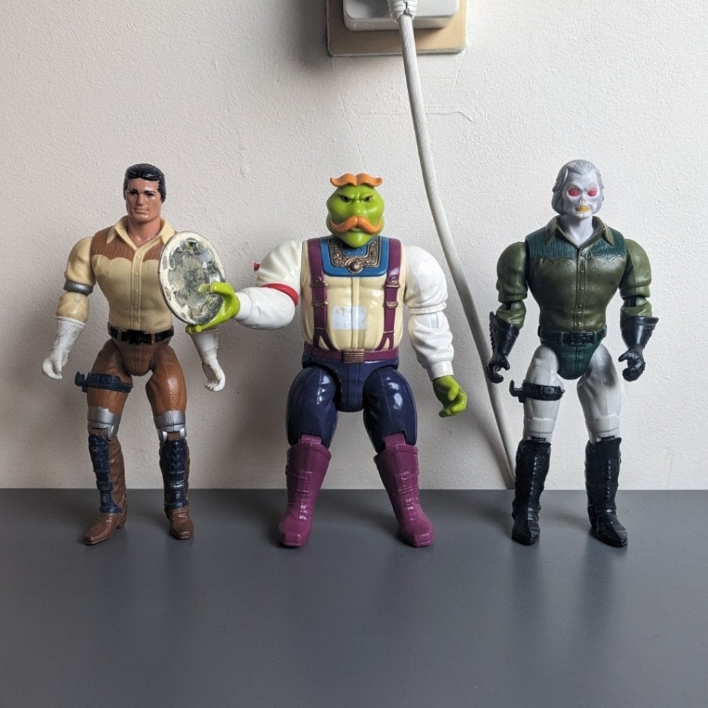 Handle Bar + disc, Bravestarr, Tex Hex (1986 Filmation), Ophalen of Verzenden, Gebruikt