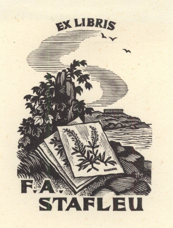 1690 Ex Libris Nederland : Thijs Mauve, 1951, Verzenden, Ex libris