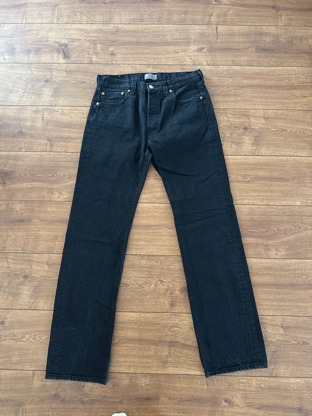 Vintage Levi's 501 Jeans W34 L34 - Zwart, Ophalen of Verzenden, Gedragen, Zwart, W33 - W36 (confectie 42/44)