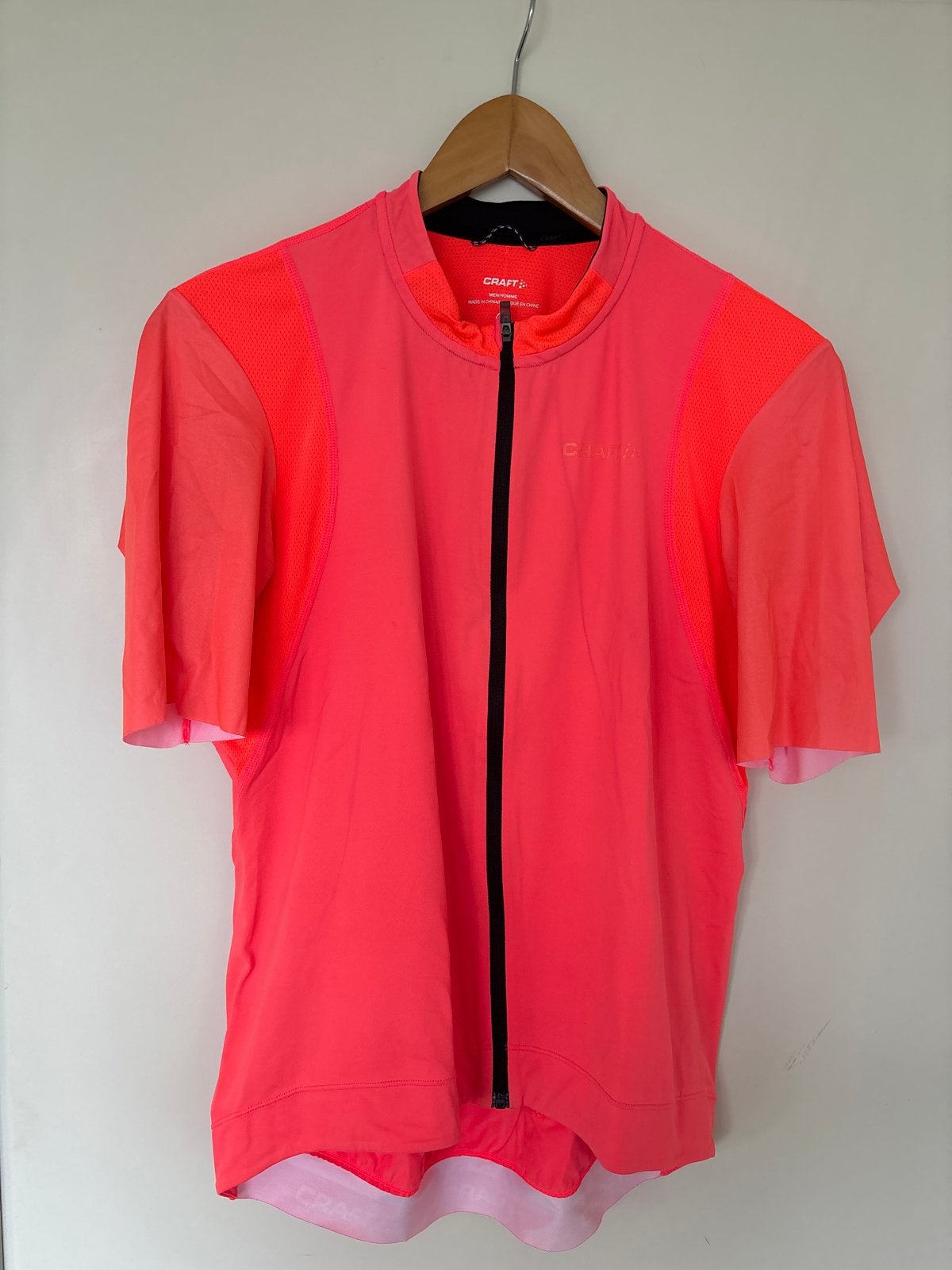 Craft Pro Wielershirt XL roze z.g.a.n. 3 zakken + rits, Ophalen of Verzenden, Zo goed als nieuw, Kleding